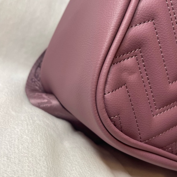 Betsey Johnson mauve with gold colored hardware, NWT - Picture 15 of 15